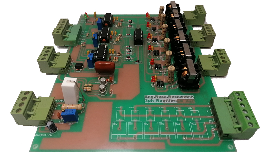 برد رکتیفایر سه فاز 6 تریستوری